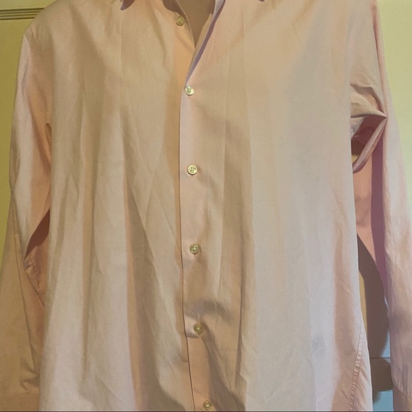 BOSS Hugo Boss Light Pink Dress Shirt 16 1/2 34/35 - Picture 11 of 12